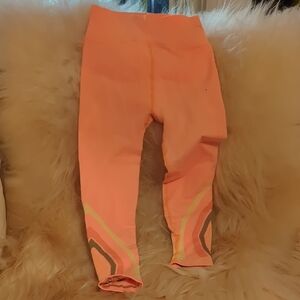 Free People Peach Cropped Leggings